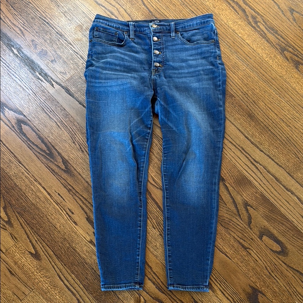 B7 J. Crew Women’s 31 High Rise Skinny Indigo Jeans